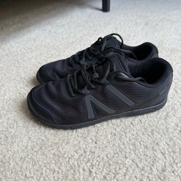 XERO SHOES  HSF Road running shoes sneakers black size 7 - Picture 1 of 8